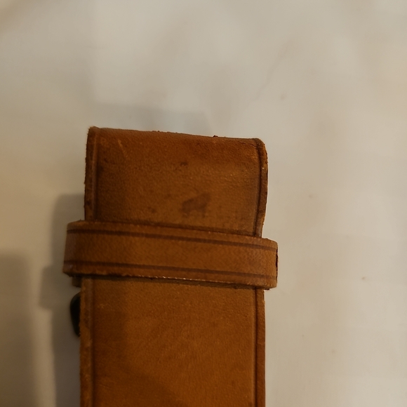 Authentic Louis Vuitton Leather Luggage tag - Picture 7 of 8